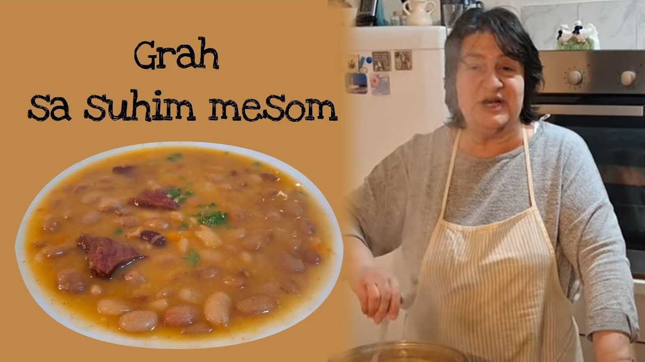 Grah sa suhim mesom  #grah #food #cooking