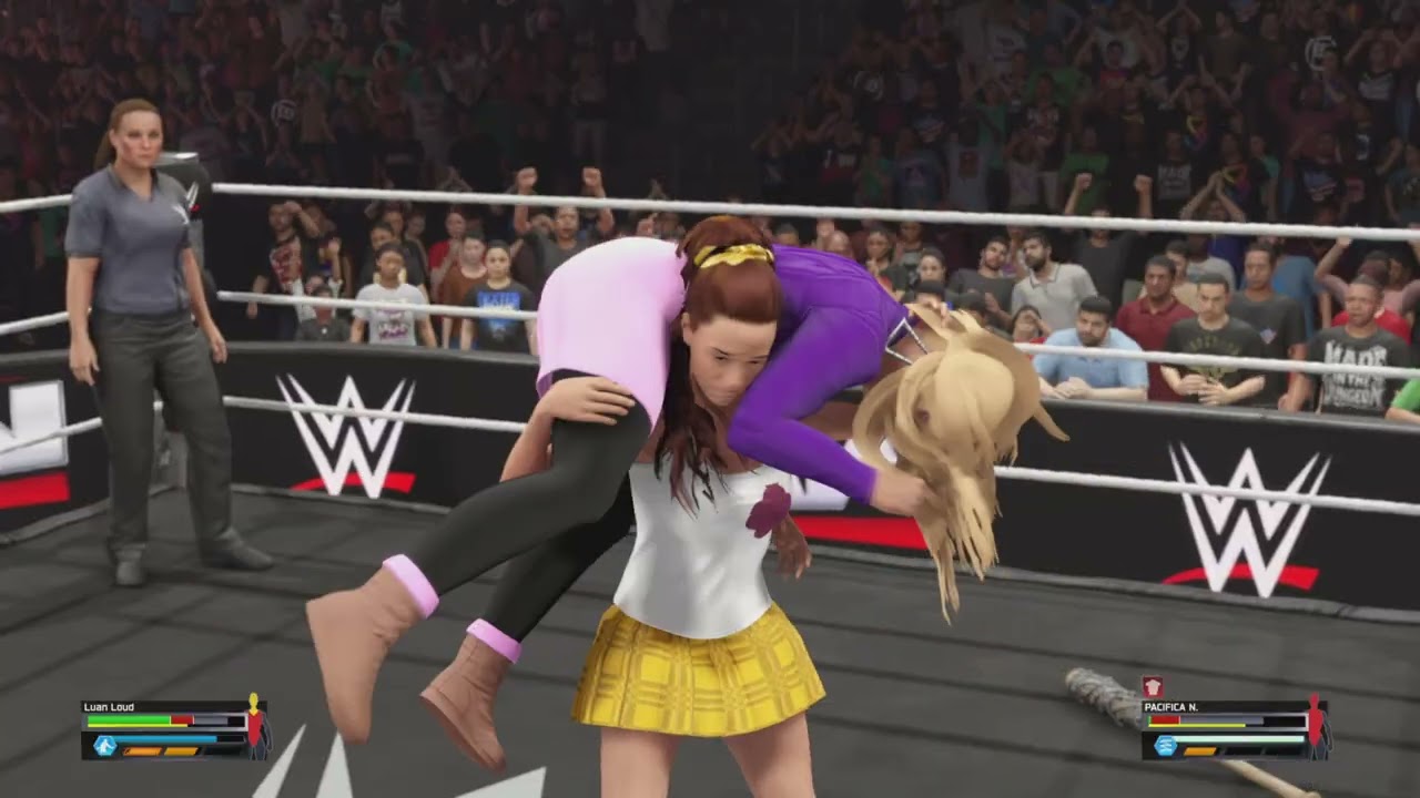 Луан Лауд против Пасифики Нортвест в WWE 2K25