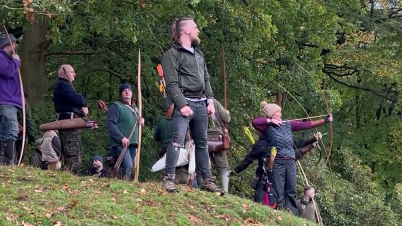 Roving with Raider #80@32&rdquo; from Paragon Bows at Sandon Hall. Mark around 200 yard away