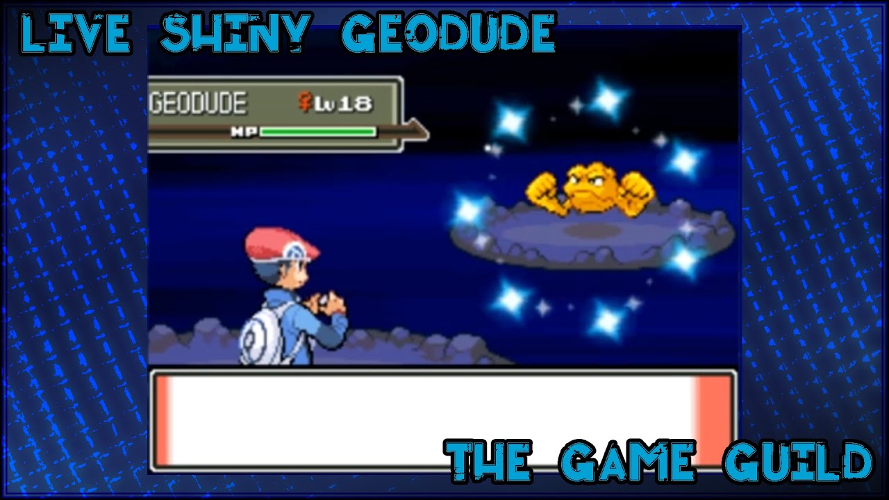 [Live] Shiny Geodude in Platinum (Gible Phase 1)