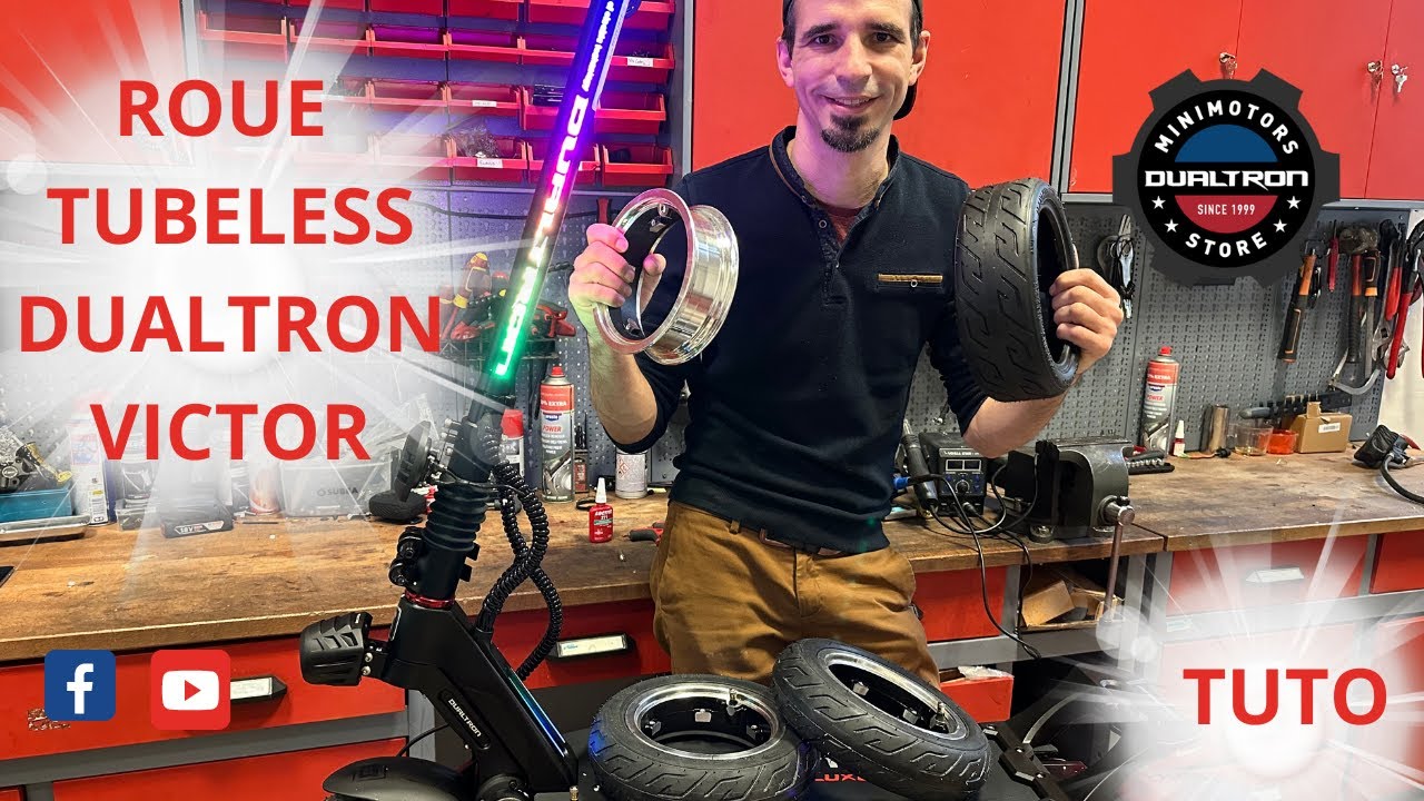 TUTO ROUE TUBELESS DUALTRON VICTOR
