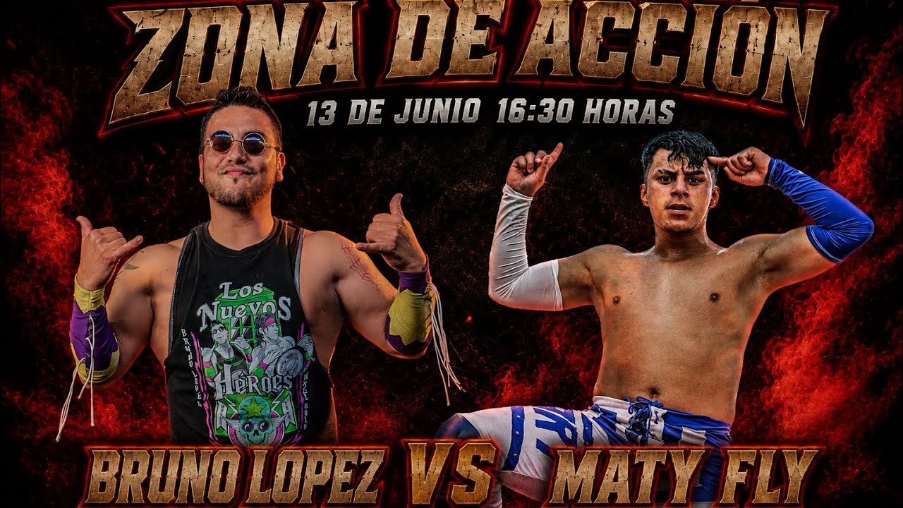 Maty Fly vs Bruno L&oacute;pez/LUCHA POR EL MALETIN/SNLL ZONA DE ACCION 