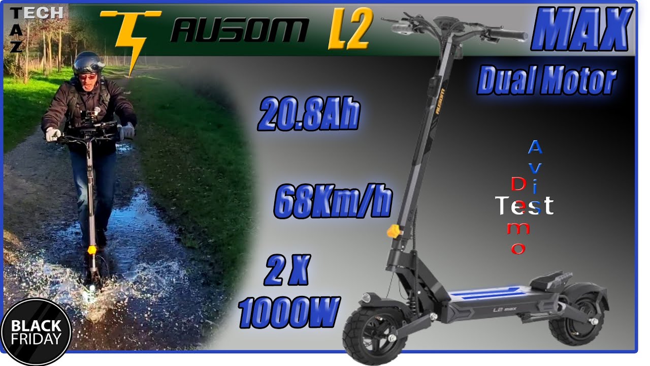Ausom L2 MAX Dual motor 2300W 20Ah - Coupleuse et sécurisante, mais ... Résultat du concours ASPADZ