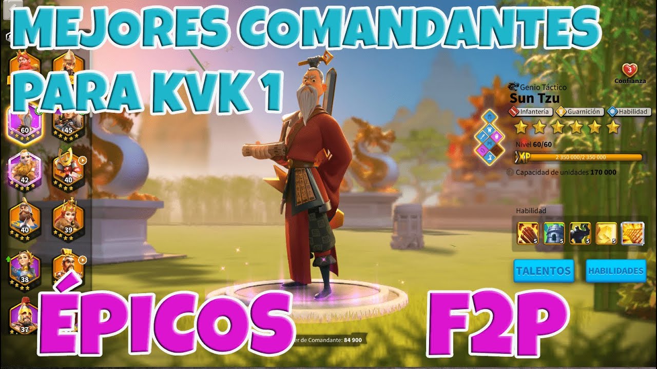 Mejores Marchas  Para Kvk 1-  INFANTERIA - Rise Of Kingdoms