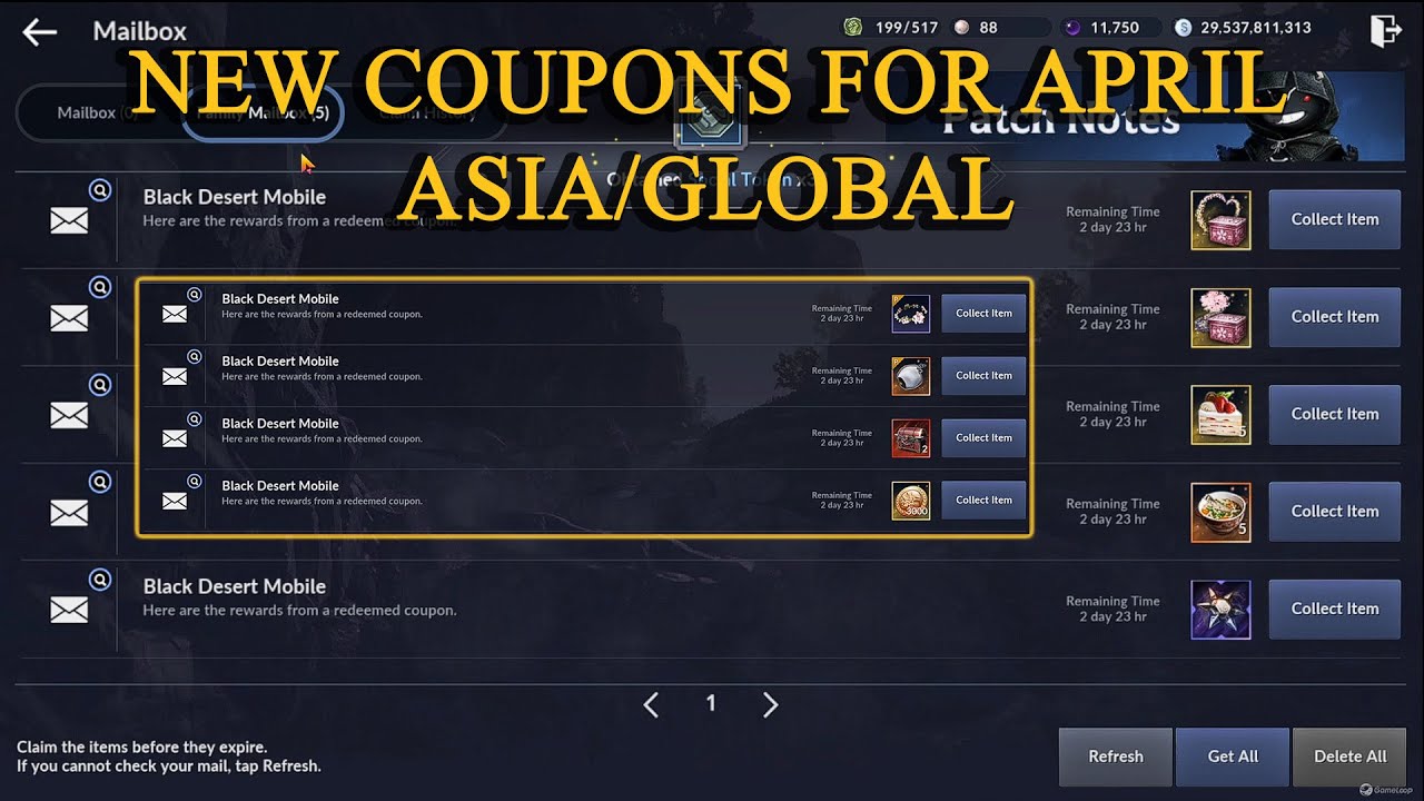 Black Desert Mobile | New Coupons Code