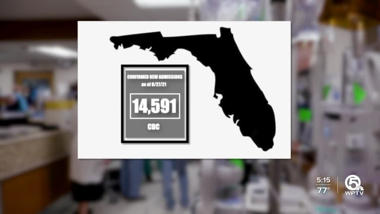 Health care workers fight exhaustion, tears inside Florida COVID-19 unit