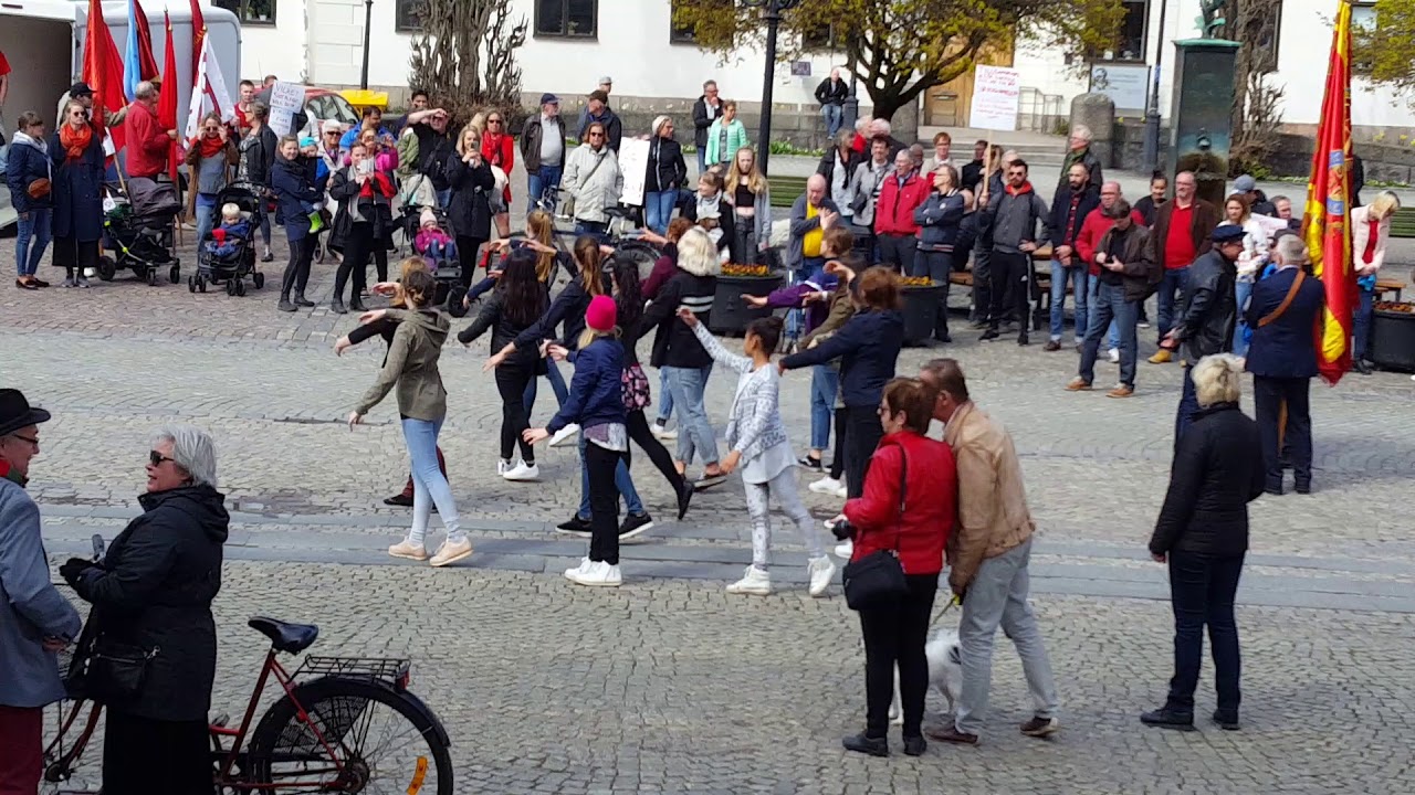 Balett Flashmob Stora Torget Nyk&ouml;ping 20180501