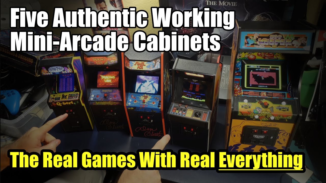My Favorite Fully Working Authentic Mini-Arcade Cabinets!