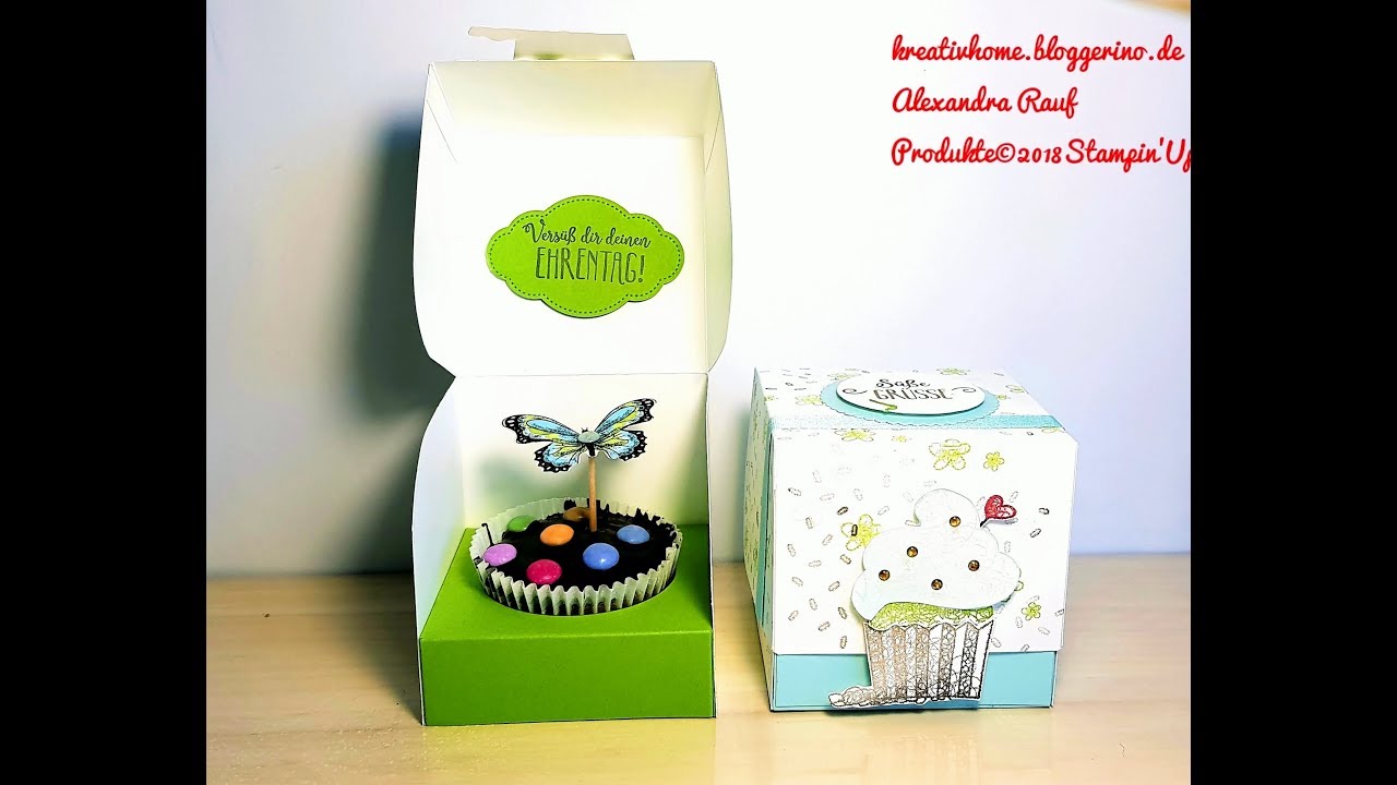 Cup Cake Box Süsse Grüße für Dich von Stampin`Up!