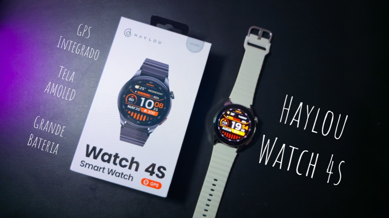 HAYLOU WATCH 4S - UNBOXING, REVIEW E CONFIGURAÇÃO COMPLETA(GPS INTEGRADO, PULSEIRA EXTRA E PELÍCULA)