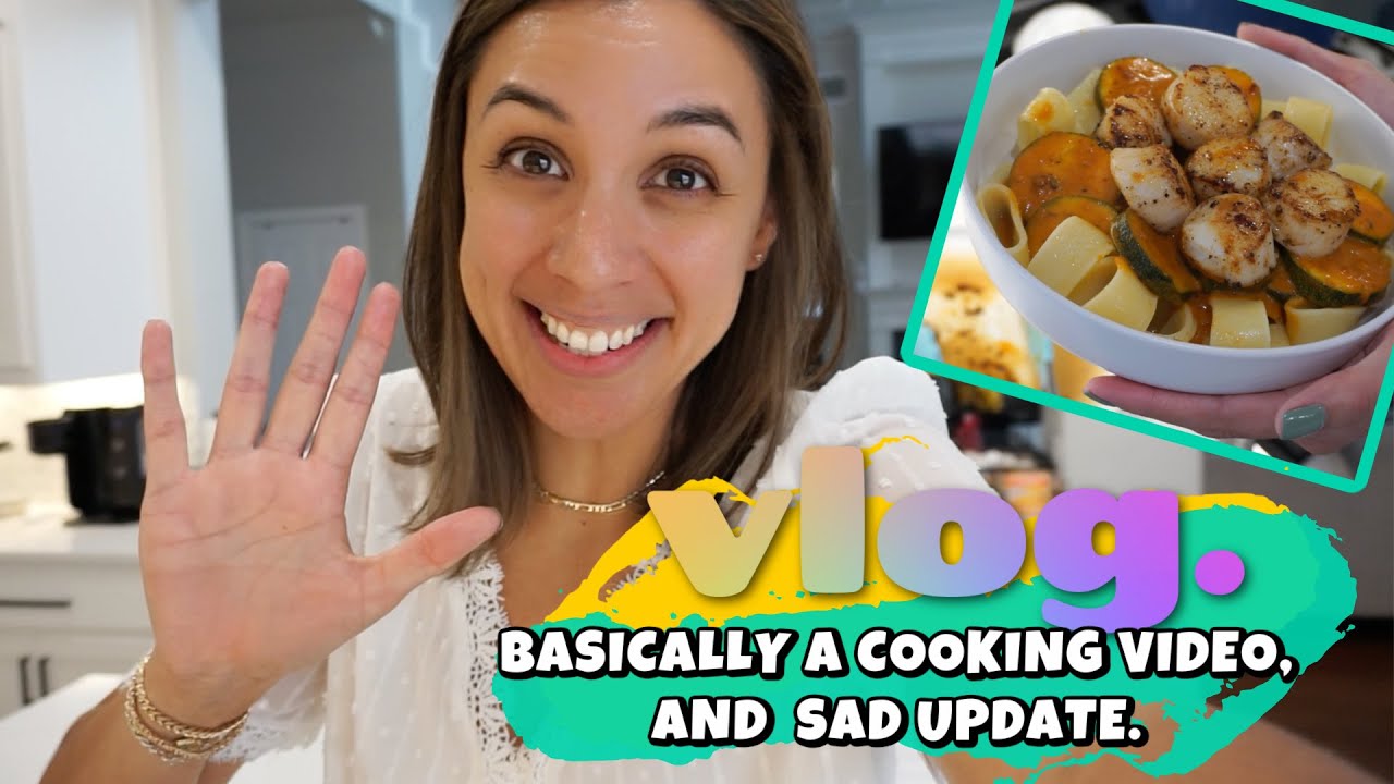VLOG | Basically a cooking video... and some sad news.