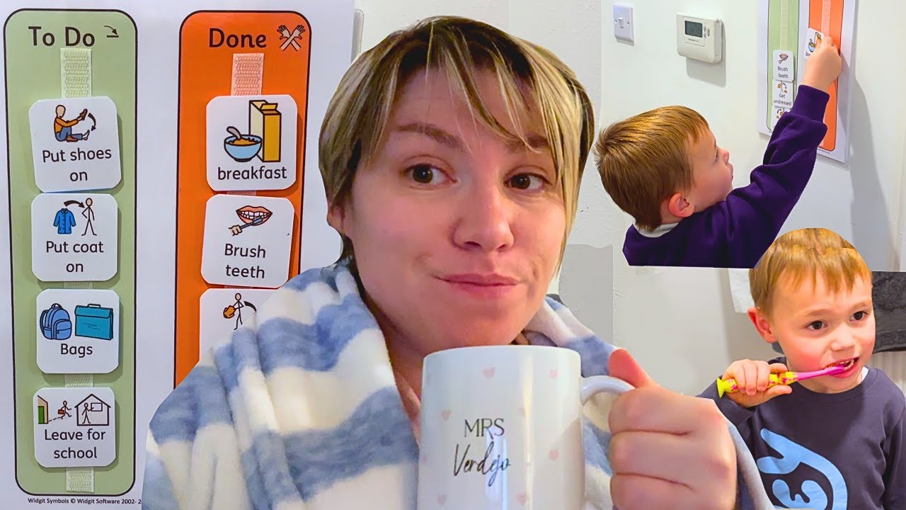 SCHOOL MORNING ROUTINE! Visual Boards - Mum of 3 Boys!