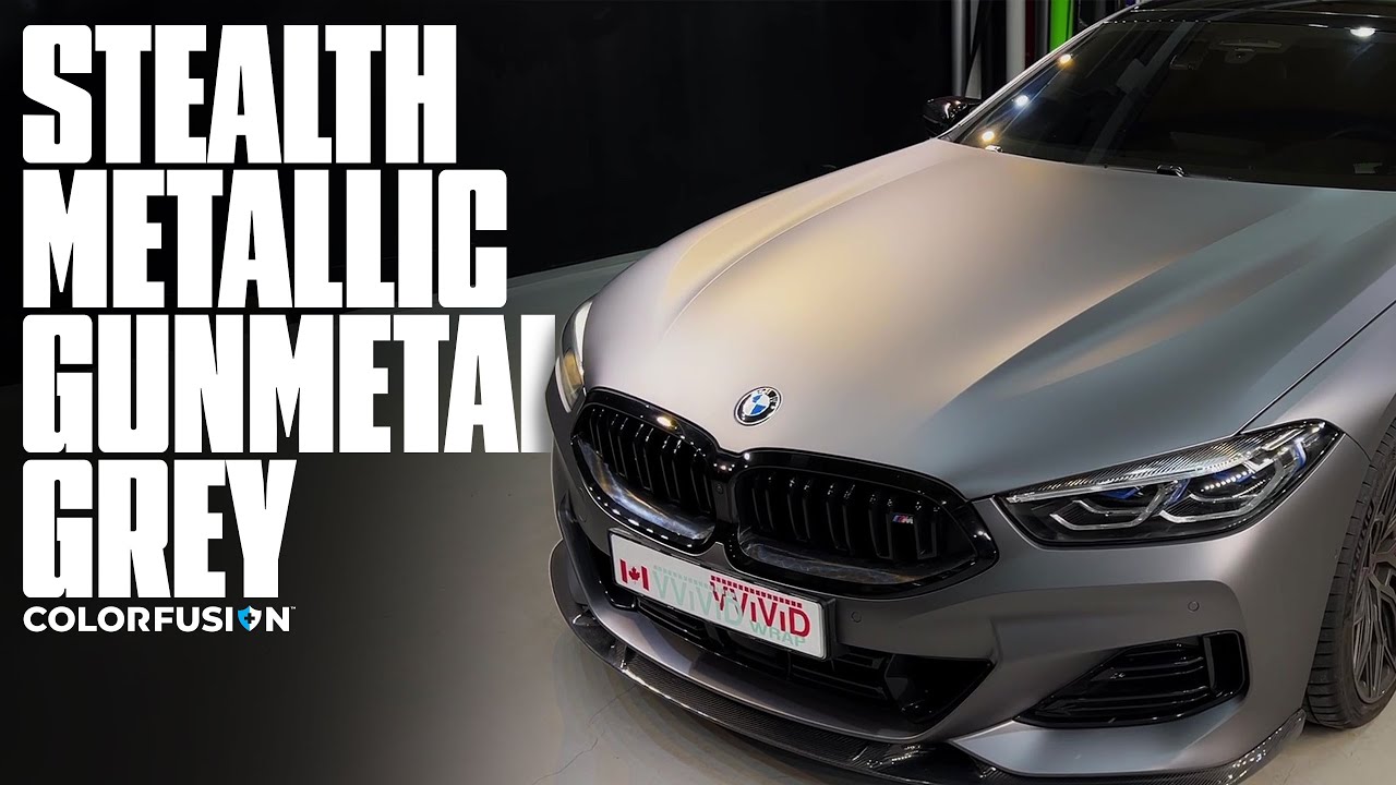 Wrapped In ColorFusion® PPF - Stealth Metallic Gunmetal Grey