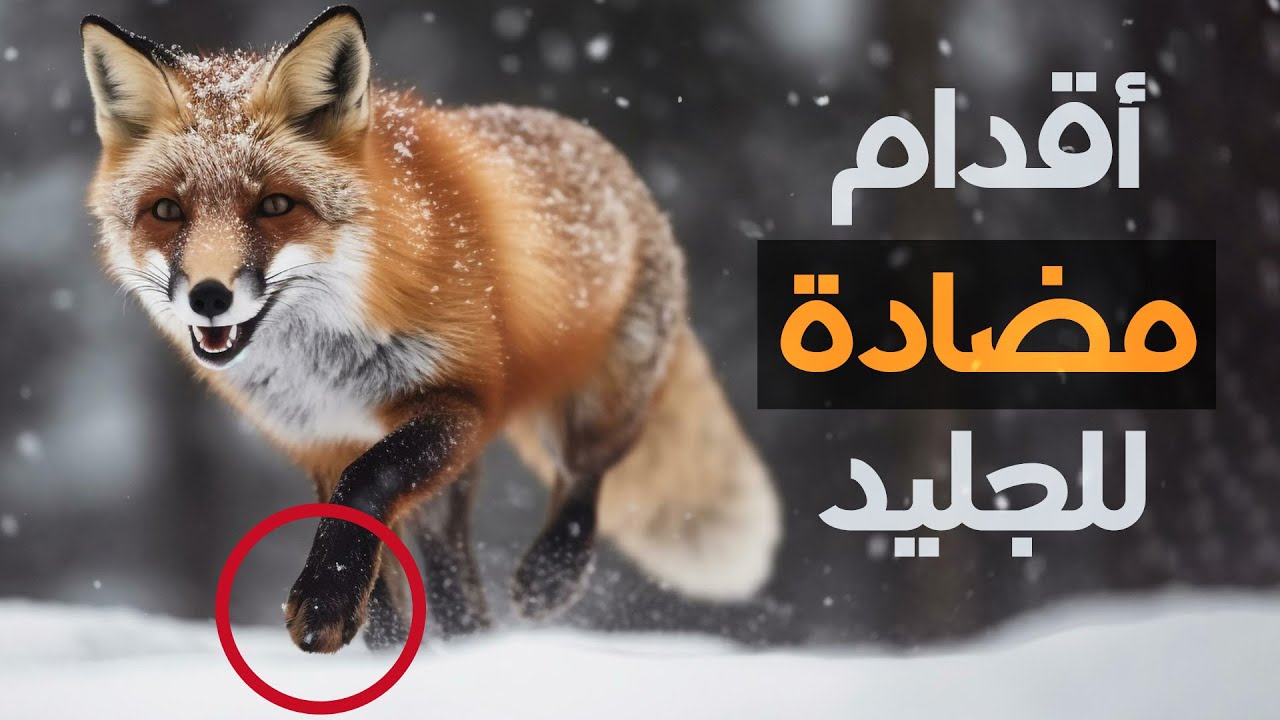 إزاي الحيوانات اللي بتعيش في المناطق الجليدية رجلها مش بتتجمد من الثلج؟