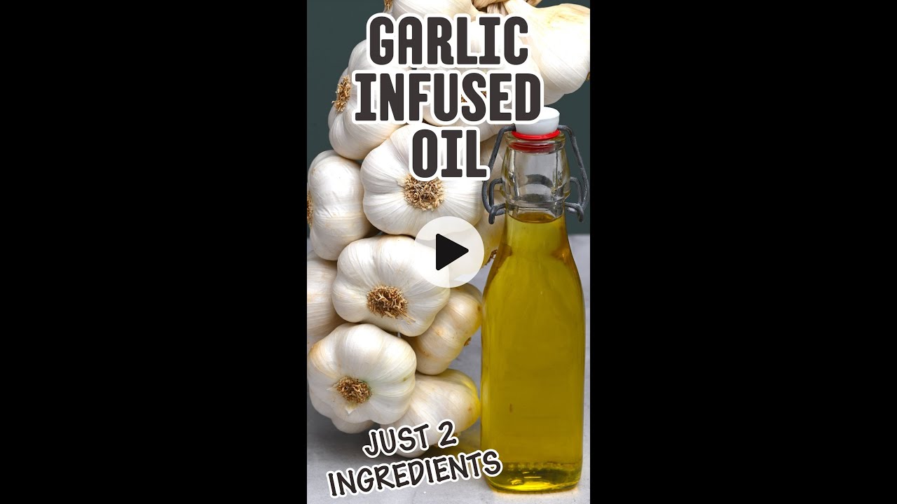 Elevate your dishes with my Garlic Infused Olive Oil! 🧄✨ #GarlicLovers #homemadeoil