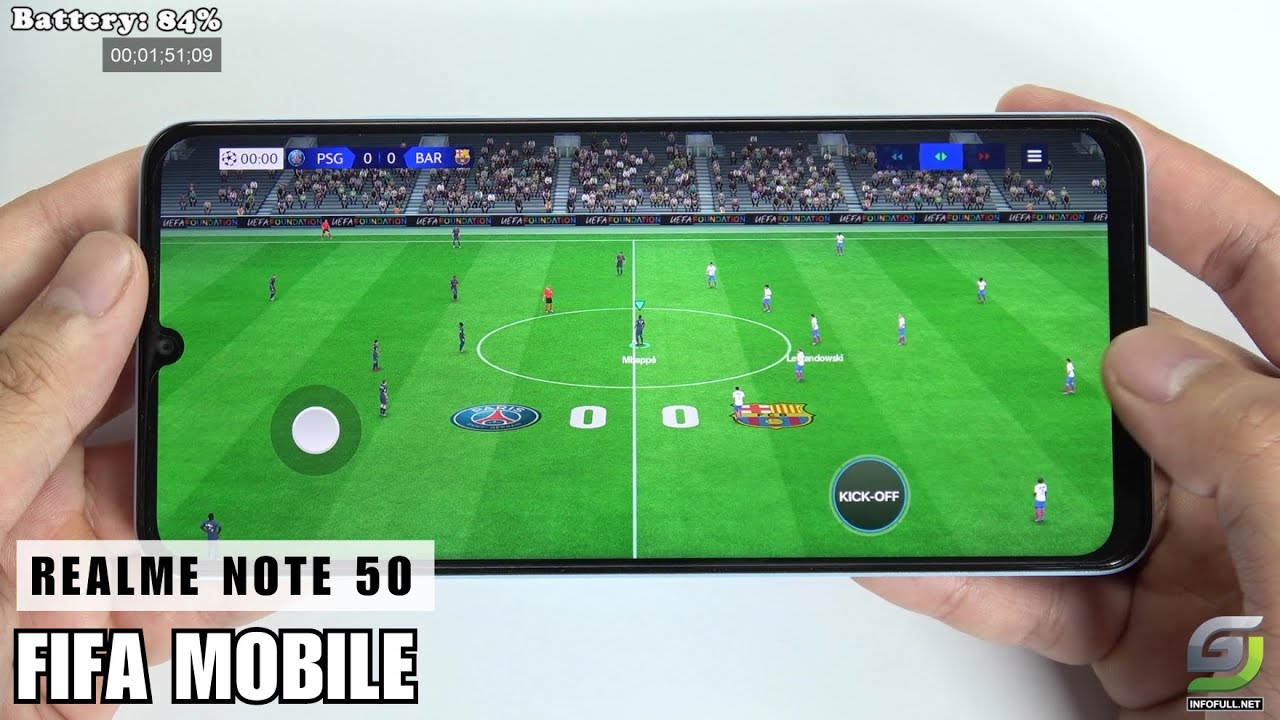 Realme Note 50 test game EA SPORTS FC MOBILE 24 | Unisoc Tiger T612