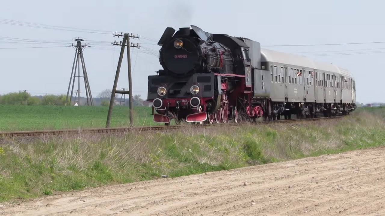 Pociągi na XXIII Paradzie Parowozów w Wolsztynie.