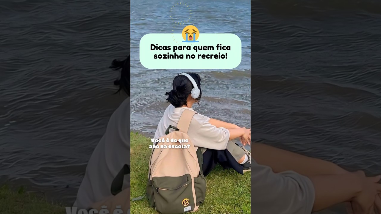 Dicas para quem fica sozinha na escola! 😣