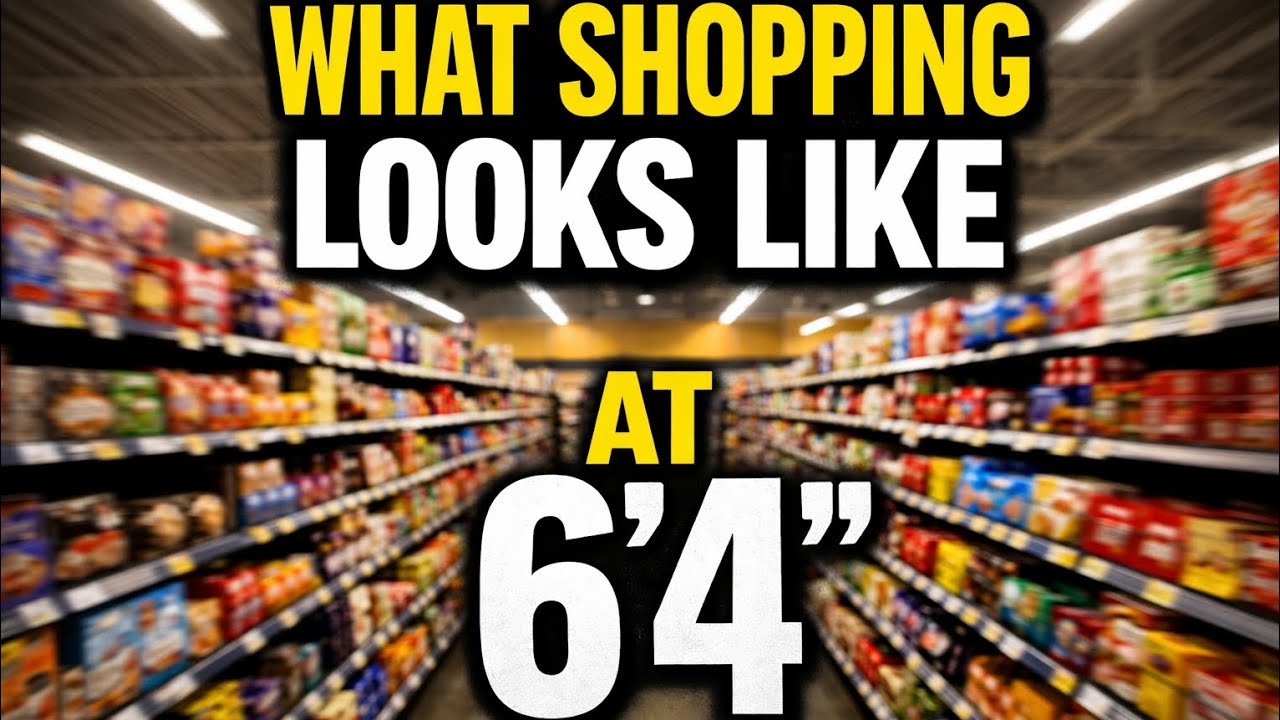 What Grocery Shopping Looks Like At 6'4 #POV#TallPOV#6Foot4#FirstPersonView#ImmersiveVideo#ASMR#tall