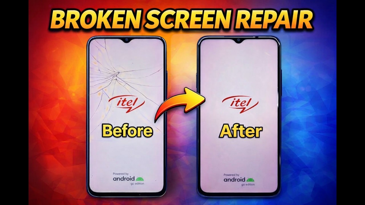 How to repair Mobile Phone Broken Screen (ဖုန်းပြုပြင်နည်း)