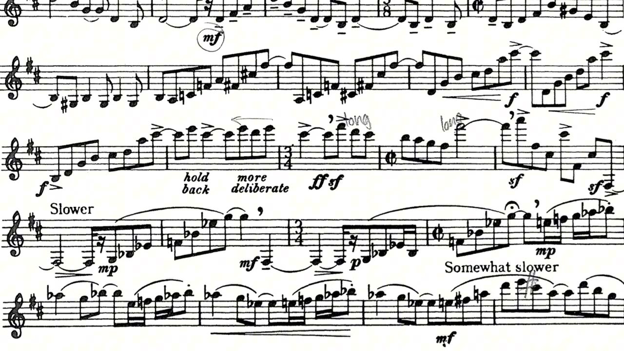 Copland’s Clarinet Concerto, David Suarez (cadenza)