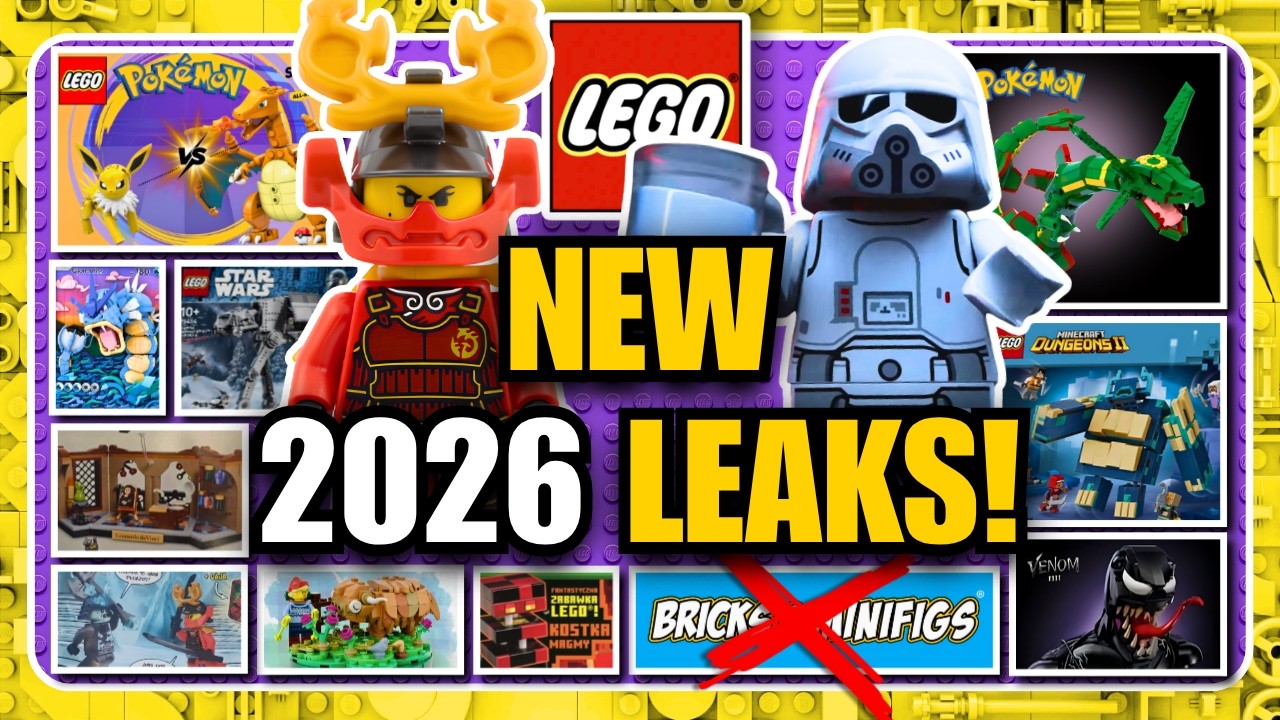 Новые утечки информации о LEGO! Minecraft, Pok&eacute;mon, Star Wars и многое другое!