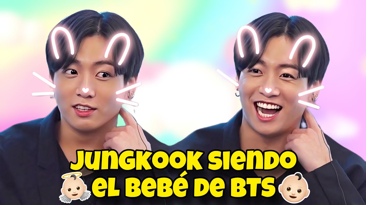JUNGKOOK  siendo el BEBÉ DE BTS🥺✨ ¡Es adorable! 💜😍