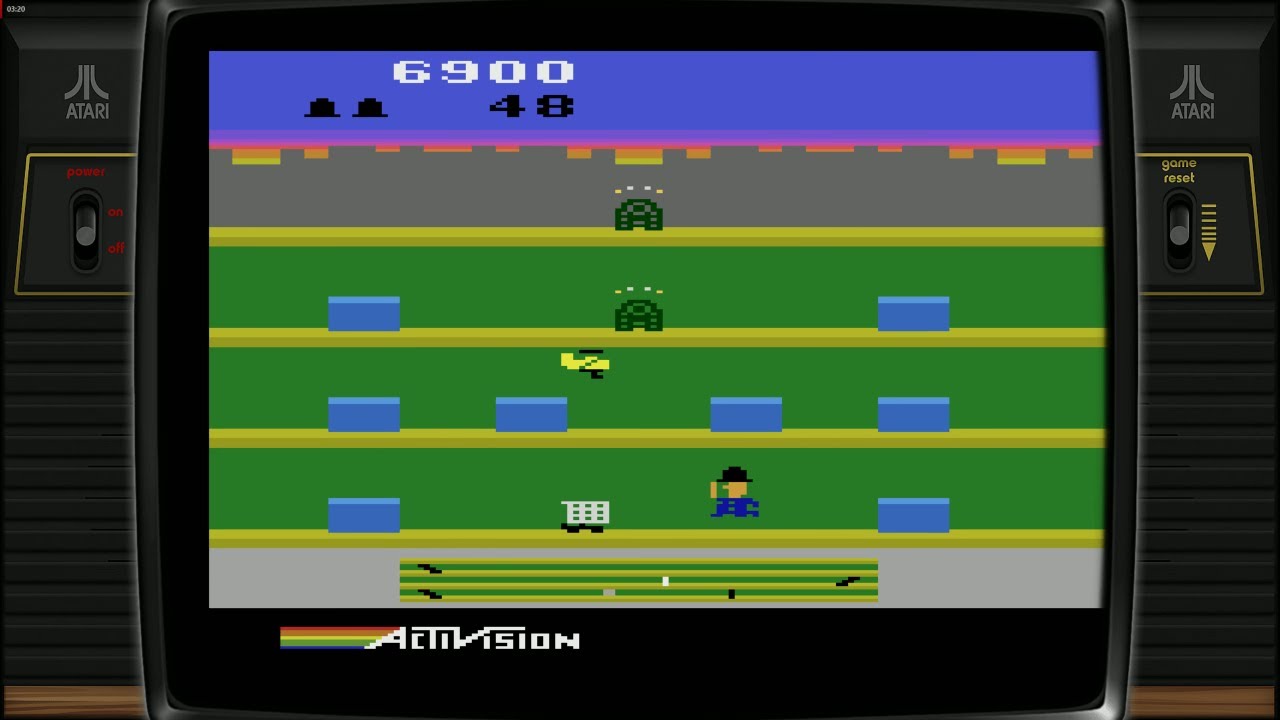 Keystone Kapers on Atari 2600 – Classic Activision Chase Gameplay