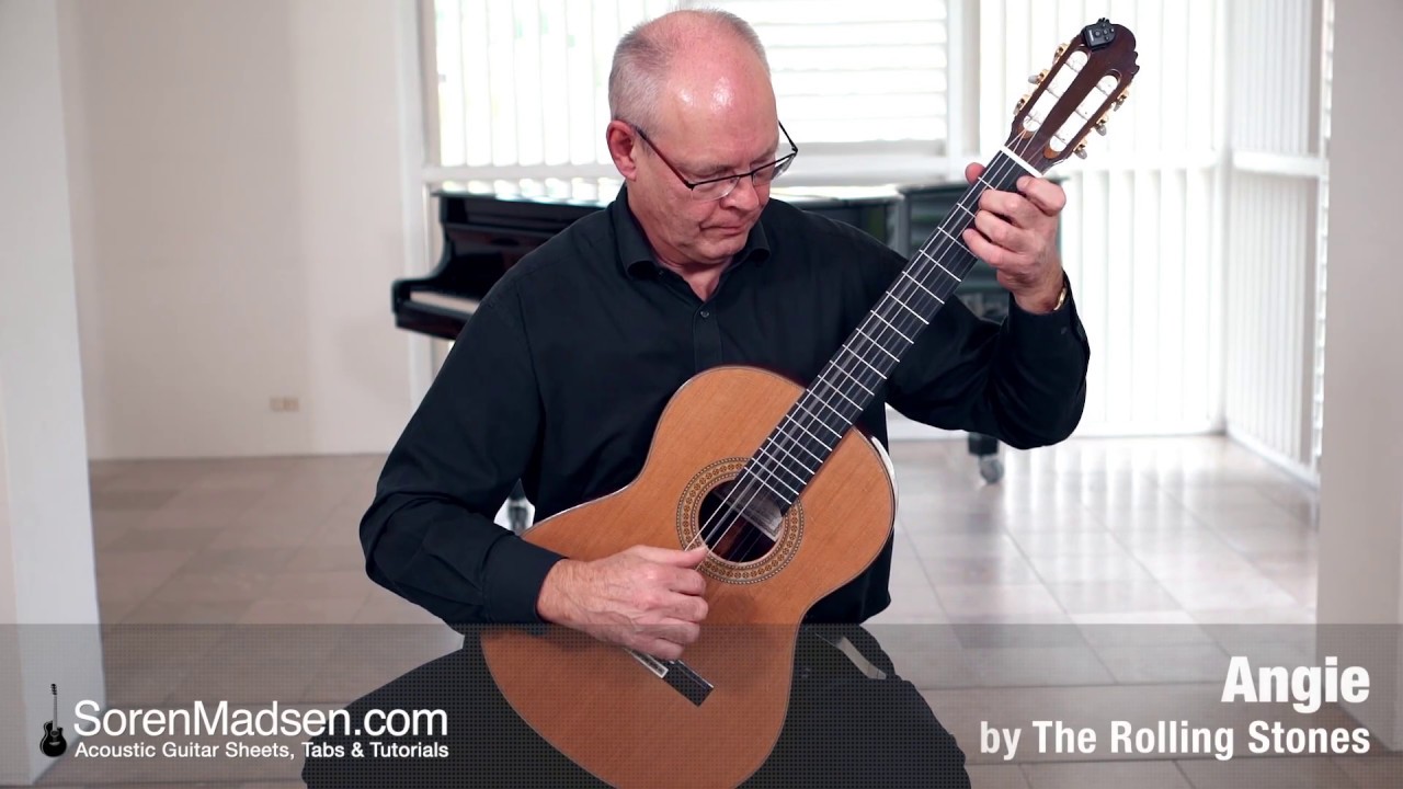 Angie by The Rolling Stones - Danish Guitar Performance - Soren Madsen