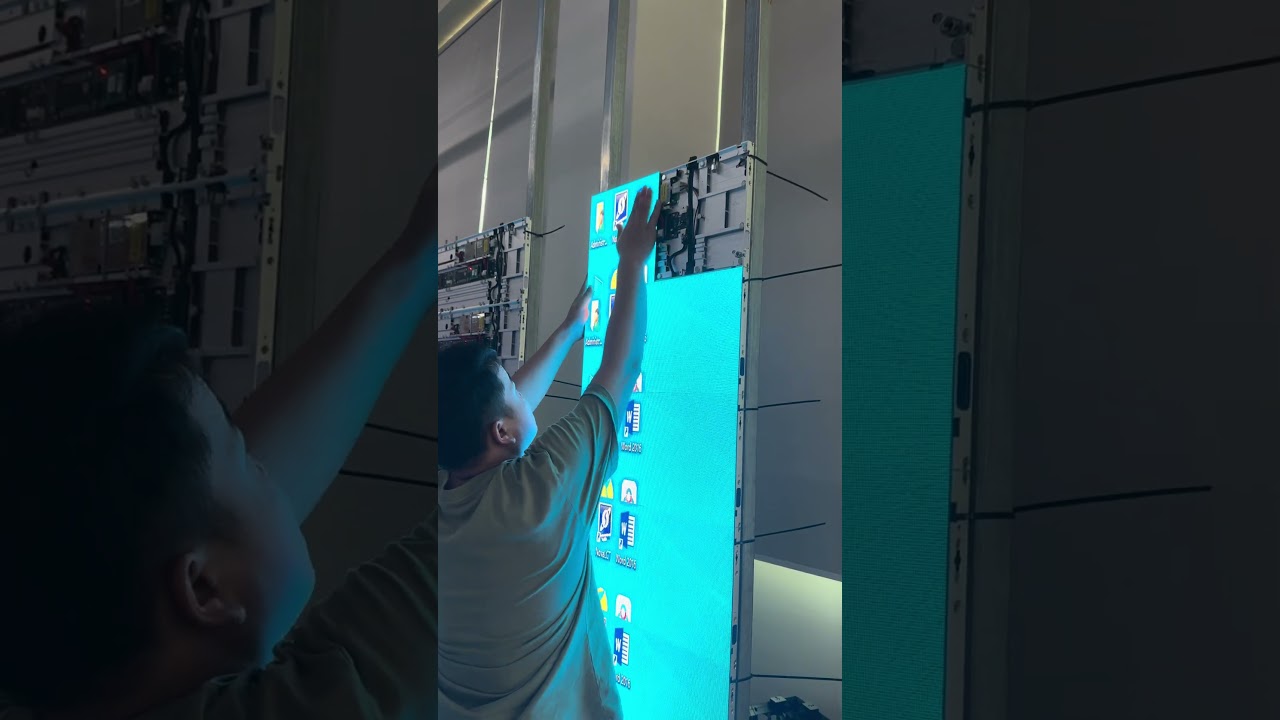 P1.86 250x500mm ultra-thin 4k indoor LED display #ledscreen #leddisplay #ledwall  #indoorleddisplay