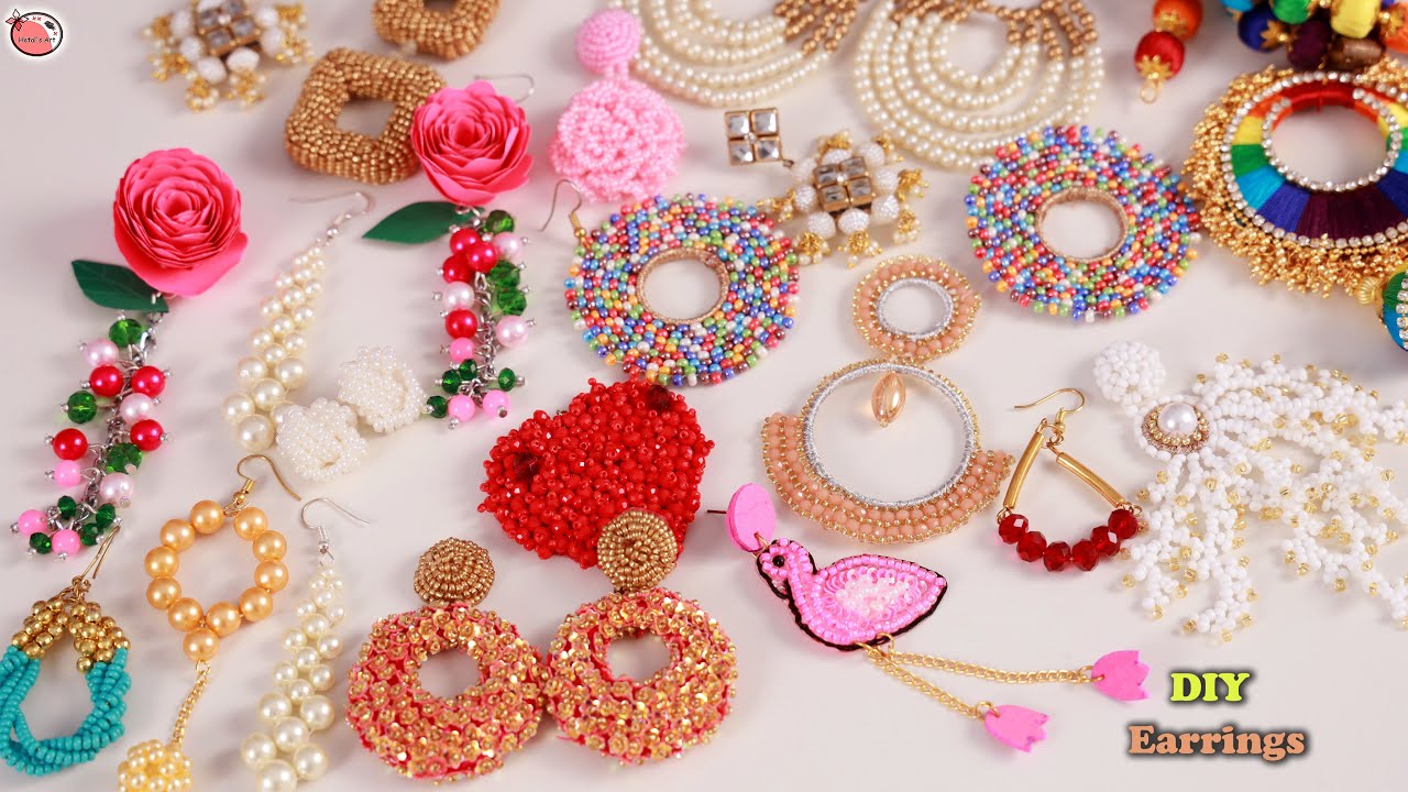Hit! 25 Fashion DIY Earrings! Wedding Wear, Daily Wear, Party Wear Outfits