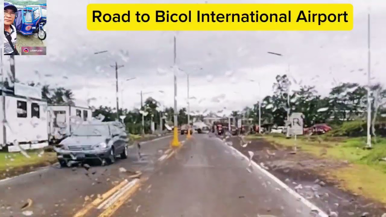 Road to Bicol International Airport , Daraga Albay Philippines