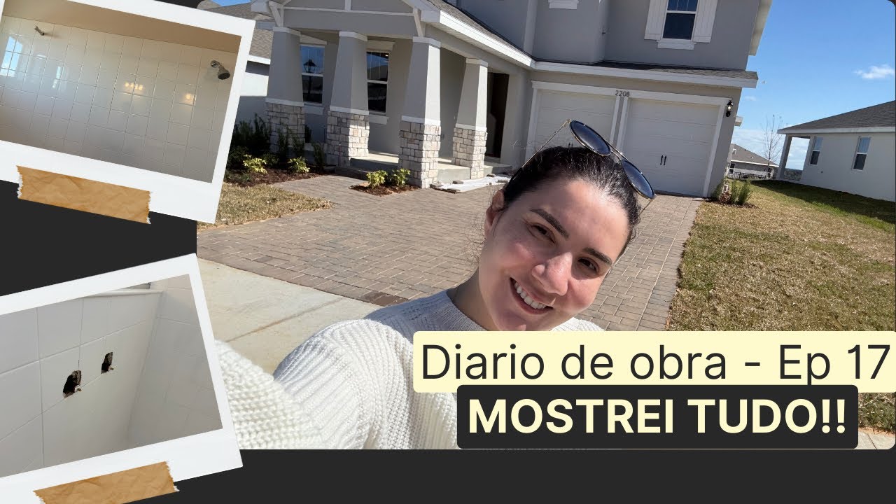 Diário de obra ep 17 - tinha gente na casa!!