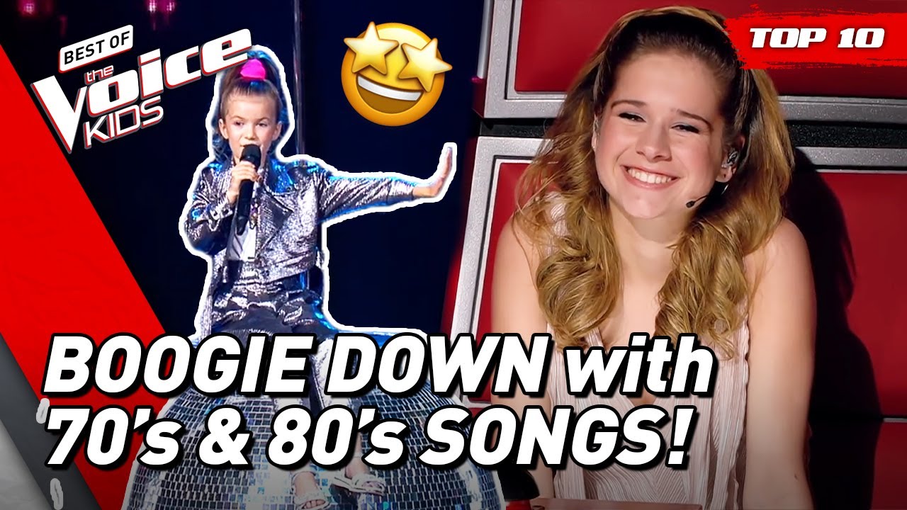 GROOVIEST and BEST 70s and 80s songs in The Voice Kids! 🌼 | Top 10