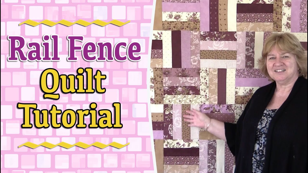 Quilting Tutorials: Rail Fence Quilt Tutorial