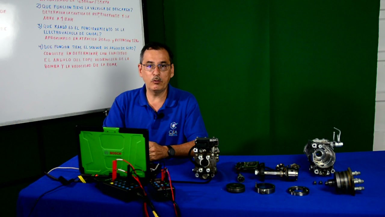 Diagnóstico Bombas Diésel Bosch VP44 | Instituto CEA / Prof. Mauricio Porras