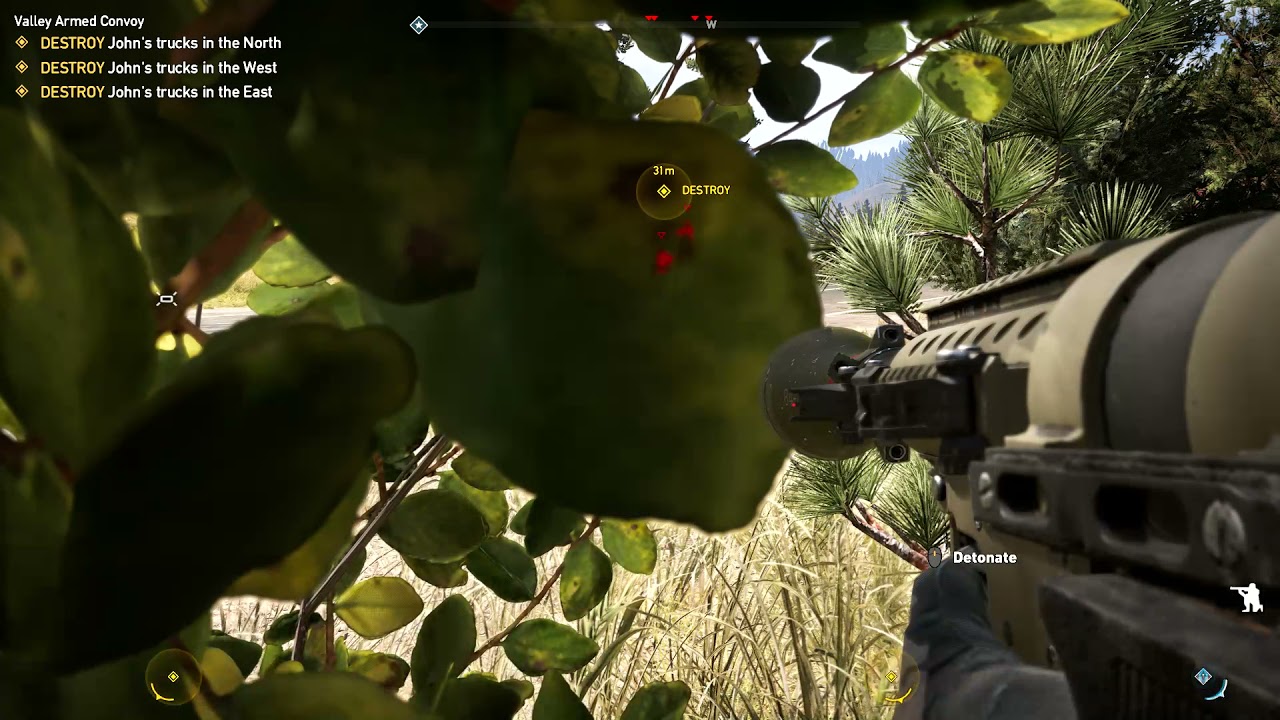 destroying one of John's convoys with guerilla warfare