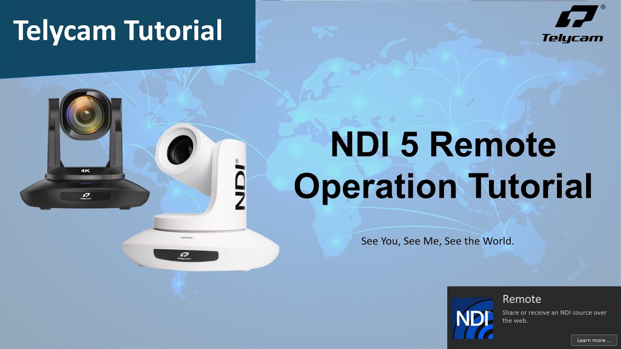 NDI5 Remote Operation Tutorial by Telycam