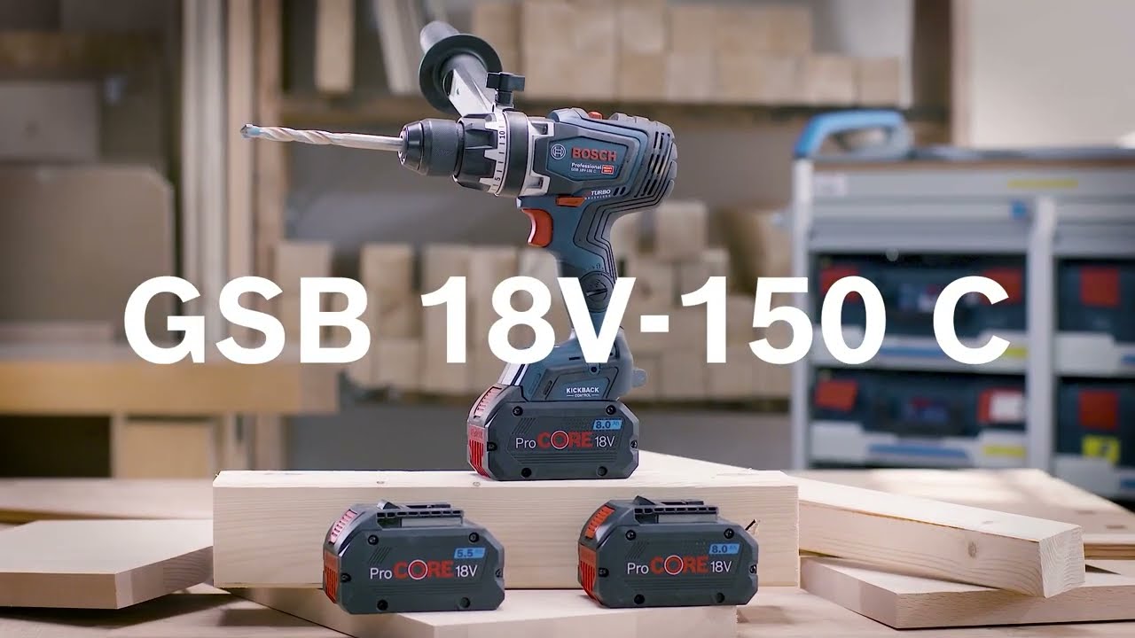 Bosch | BITURBO Brushless Combi | GSB 18V-150 C