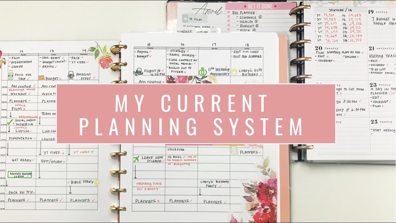 My Current Planning System May 2021