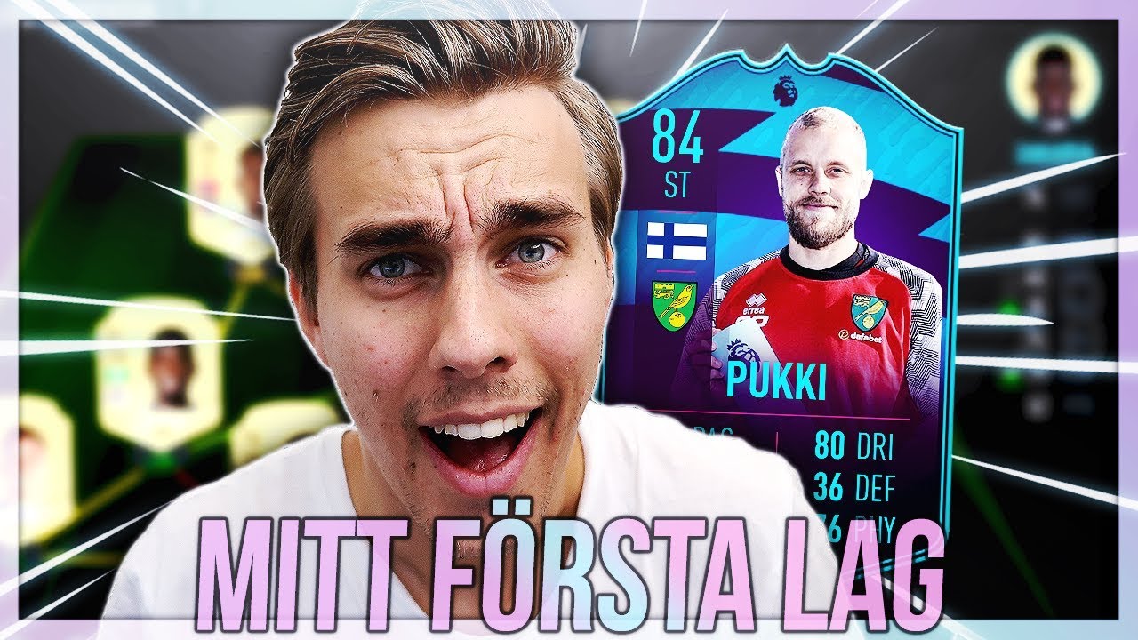 MITT FÖRSTA LAG PÅ FIFA 20! *MED PUKKI* | Fifa 20 på svenska!