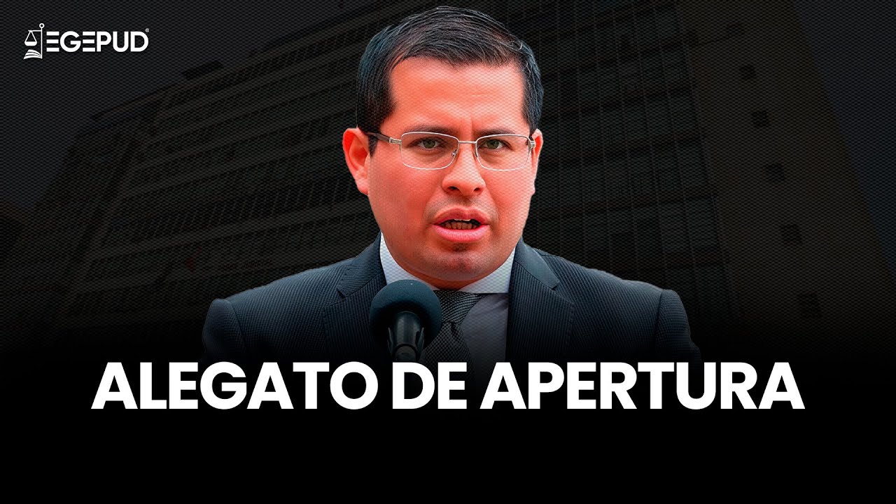ALEGATO DE APERTURA - CASO NARCONINDULTOS | Benji Espinoza Ramos