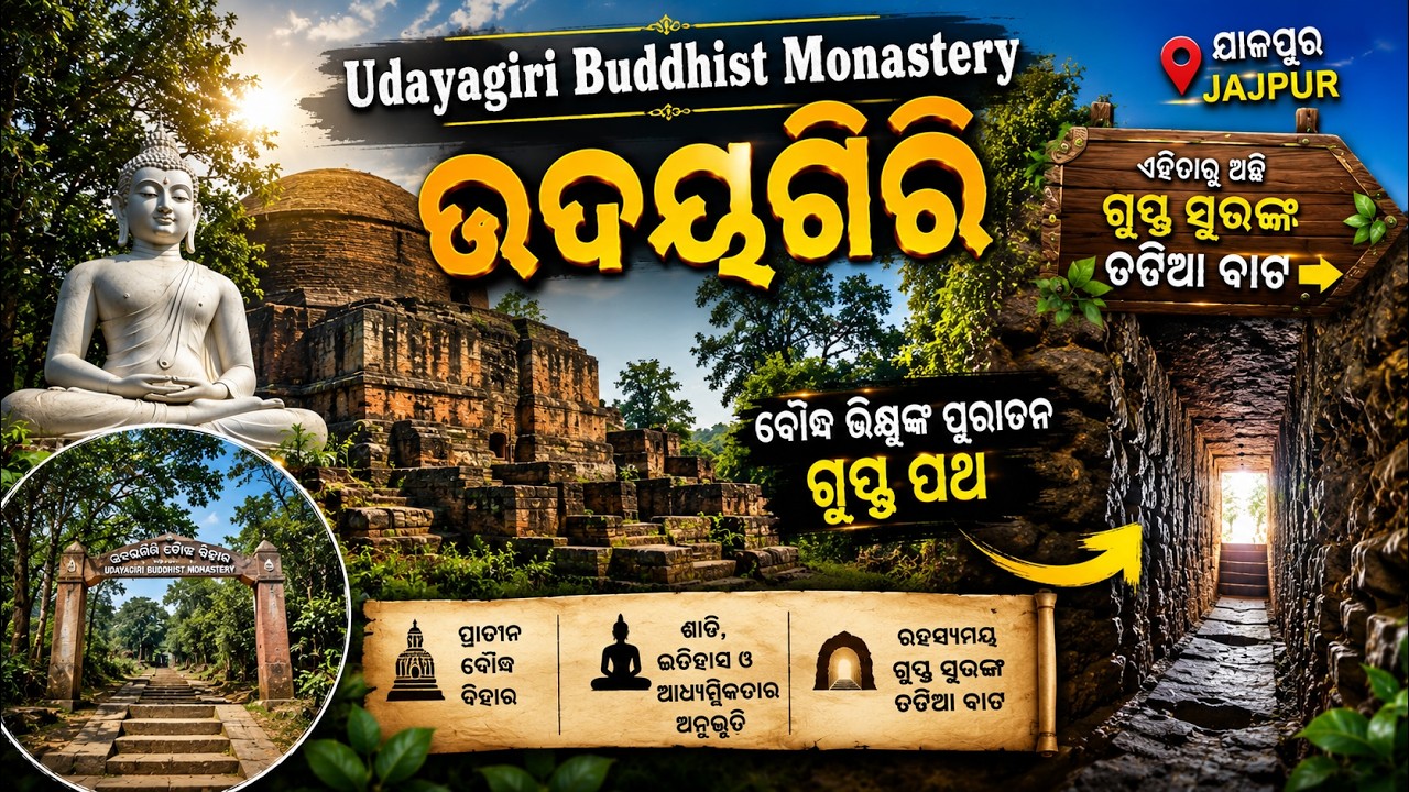 Udayagiri Buddhist Monastery || ଉଦୟଗିରି || Jajpur