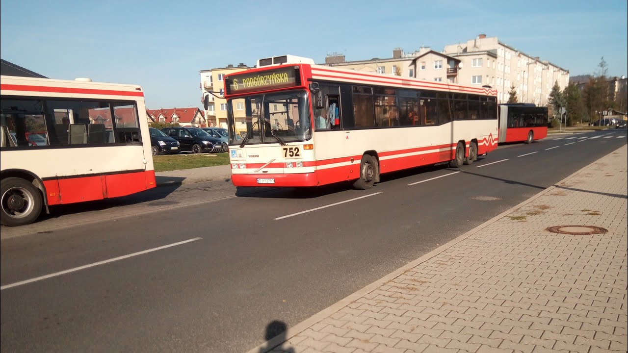 Volvo B10BLE6X2 #752 [6➡️Podg&oacute;rzyńska] @MZK JELENIA G&Oacute;RA