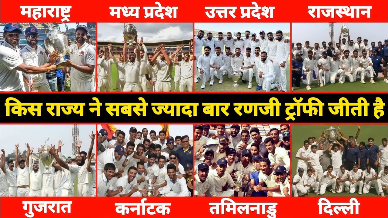 Ranji Trophy All Winners List From 1934 To 2024