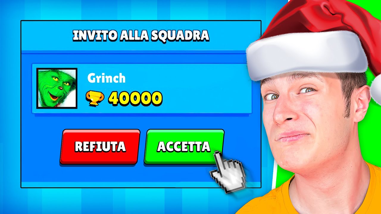 RICEVO L'INVITO DAL *GRINCH* su BRAWL STARS!!😱