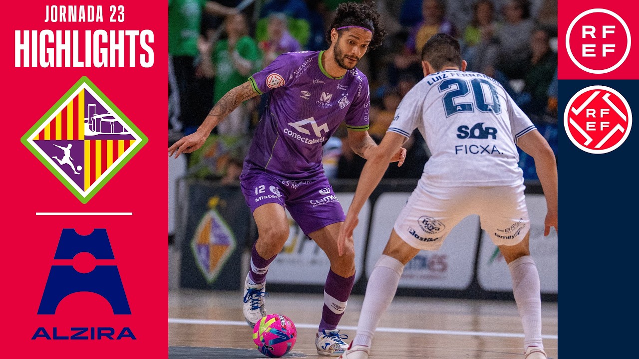 Resumen #PrimeraDivisi&oacute;nFS | Illes Balears Palma Futsal 5-5 Family Cash Alzira | Jornada 23