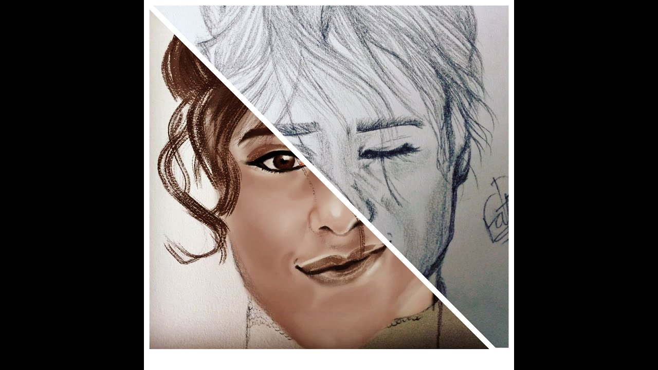 How to color digitally on KRITA | Speed up Coloring | Episode 1 : My version of Camila cabello