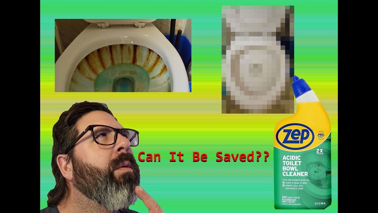 Can Zep Acidic Toilet Bowl Cleaner Save This Toilet???