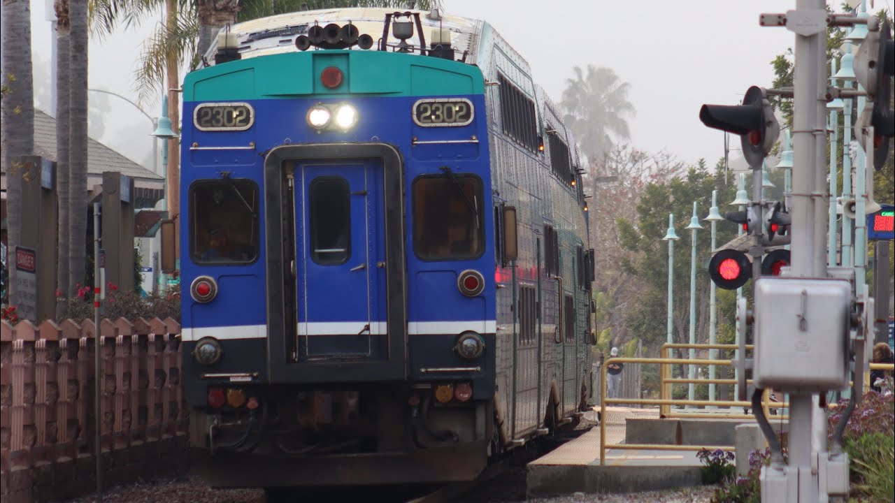 Trains in Carlsbad Village 02/25/2025 Feat. NCTC 2302 w/ Fouled K5LA, BNSF, Coaster, Amtrak & More!